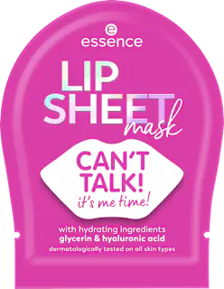 essence Lippenmaske Lip Sheet Mask 01 Can`t Talk! It´s Me Time!, 1 St