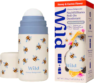 Wild Antitranspirant Deo Roll-on Honey & Cactus Flower, 50 ml