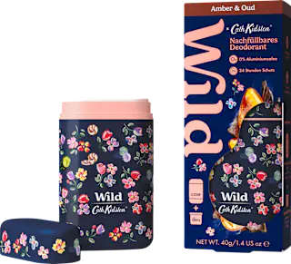 Wild Deostick Amber & Oud + Nachfüllpack, 40 g