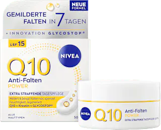 NIVEA Gesichtscreme Q10 Anti-Falten LSF15, 50 ml