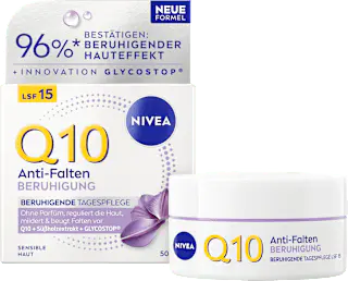 NIVEA Gesichtscreme Q10 Anti-Falten Sensitiv, 50 ml