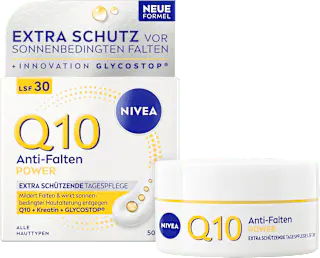 NIVEA Gesichtscreme Q10 Anti-Falten LSF30, 50 ml
