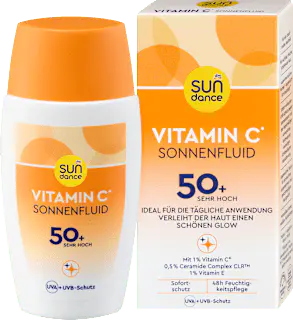 SUNDANCE Sonnenfluid Gesicht mit Vitamin C, LSF 50+, 50 ml