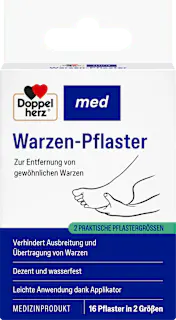 Doppelherz med Warzen Entferner Pflaster, 16 St
