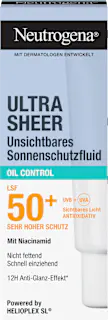 Neutrogena Sonnenfluid Gesicht, ultra sheer oil control, LSF 50+, 50 ml