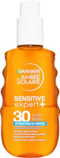 Garnier Ambre Solaire Sonnenspray sensitive expert +, hydrating UV water, LSF 30, 150 ml