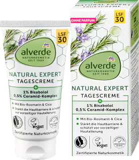 alverde NATURKOSMETIK Gesichtscreme Natural Expert LSF30, 50 ml