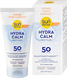 SUNDANCE Sonnenfluid Gesicht hydra calm face fluid, LSF 50, 50 ml