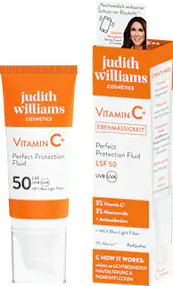 judith williams COSMETICS Fluid LSF 50 Vitamin C+ Perfect Protection, 50 ml