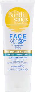 Bondi Sands Sonnenfluid Gesicht everyday Lotion, getönt, LSF 50+, 75 ml