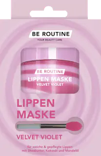 BE ROUTINE Lippenpflege Lippenmaske Velvet Violet, 17 g