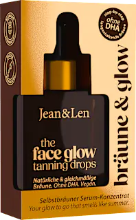 Jean&Len Selbstbräuner Konzentrat the face glow tanning drops, 30 ml