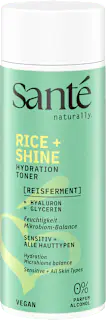 Santé naturally. Toner Rice & Shine Hydration, 125 ml
