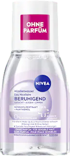 NIVEA Mizellenwasser beruhigend, Reisegröße, 100 ml