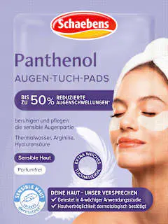 Schaebens Augen Tuch-Pads Panthenol (1 Paar), 2 St