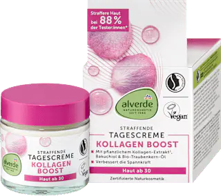 alverde NATURKOSMETIK Gesichtscreme Kollagen Boost, 50 ml