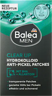 Balea MEN Anti Pickel Patches Clear Up Hydrokolloid, 36 St