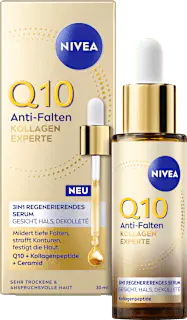 NIVEA Serum Q10 Anti Falten Kollagen Experte 3in1 regenerierend, 30 ml