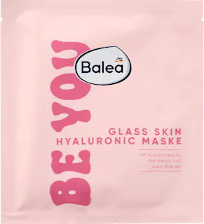 Balea Gesichtsmaske Glass Skin Hyaluronic Be You, 1 St
