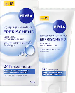 NIVEA Gesichtscreme LSF15 erfrischend, 50 ml