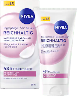 NIVEA Gesichtscreme LSF 15 reichhaltig, 50 ml