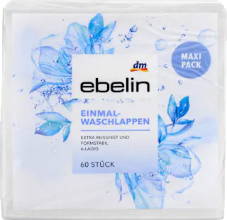 ebelin Einmalwaschlappen, 60 St