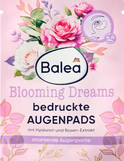 Balea Augenpads bedruckt Blooming Dreams, 2 St
