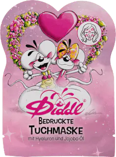 Diddl Tuchmaske Diddl bedruckt Hyaluron & Jojobaöl, 1 St