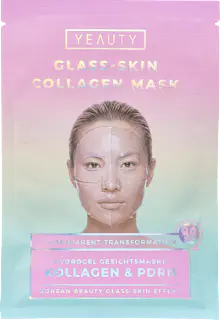 Yeauty Gesichtsmaske Glass-Skin Hydrogel Kollagen & PDRN, 1 St