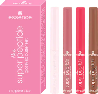 essence Geschenkset The Super Peptide Glossy Lip Butter 4tlg, 1 St