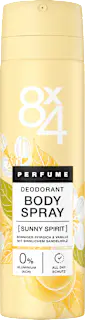 8x4 women Deo Bodyspray Sunny Spirit, 150 ml