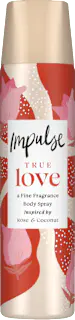 Impulse Deospray True Love Rose & Coconut, 75 ml