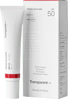 Transparent Lab Lipgloss Tinted Cherry LSF 50, 15 ml