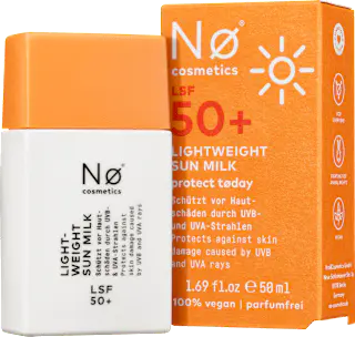 NØ cosmetics Sonnenfluid light weight LSF 50+, 50 ml