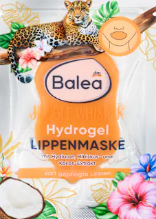 Balea Lippenmaske Hydrogel orange, Jungle Whisper, 1 St