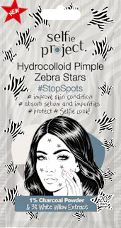 Selfie Project Anti-Pickel Patches Hydrocolloid Pimple Zebra Stars, 20 St