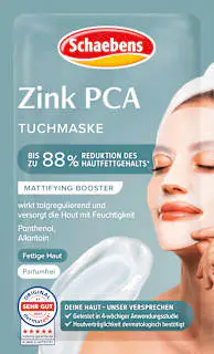 Schaebens Tuchmaske Zink PCA, 1 St