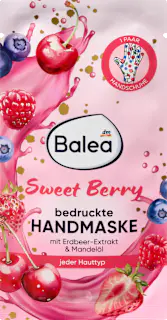 Balea Handmaske Sweet Berry bedruckt (1 Paar), 2 St