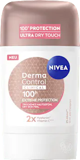 NIVEA Antitranspirant Deostick Derma Control Clinical Trockenes Hautgefühl, 50 ml
