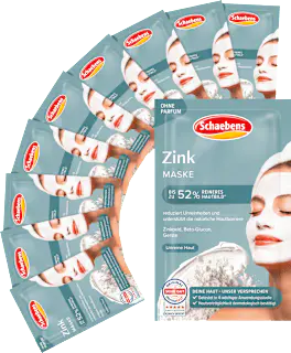 Schaebens Gesichtsmaske Zink (10 St, 2x5 ml), 100 ml