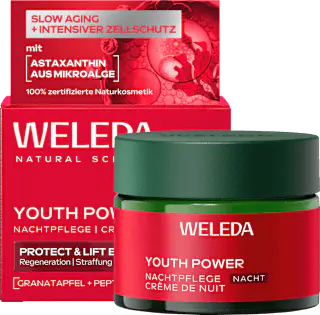 WELEDA Nachtcreme Granatapfel Youth Power, 40 ml