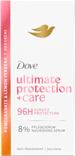 Dove Antitranspirant Deocreme ultimate protection +care pomegranate & lemon verbena, 60 ml