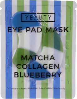 Yeauty Augenpads Matcha Collagen Blueberry (1 Paar), 2 St