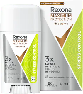 Rexona Antitranspirant Deocreme Maximum Protection Stress Control, 60 ml