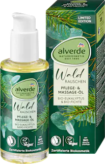 alverde NATURKOSMETIK Pflege- und Massageöl Eukalyptus + Fichte, 100 ml