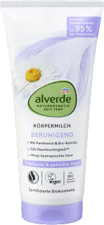 alverde NATURKOSMETIK Körpermilch beruhigend, 200 ml