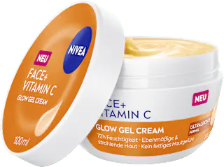 NIVEA Gesichtscreme Face+ Vitamin C Glow Gel, 100 ml